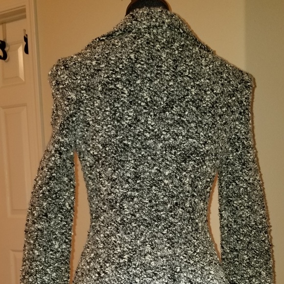 185 NWOT grey boucle Classiques Entier XS cardigan - Picture 8 of 13